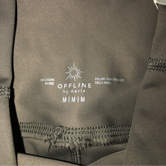NWT Aerie 7/8 Hi Rise Olive Legging - Picture 4 of 6